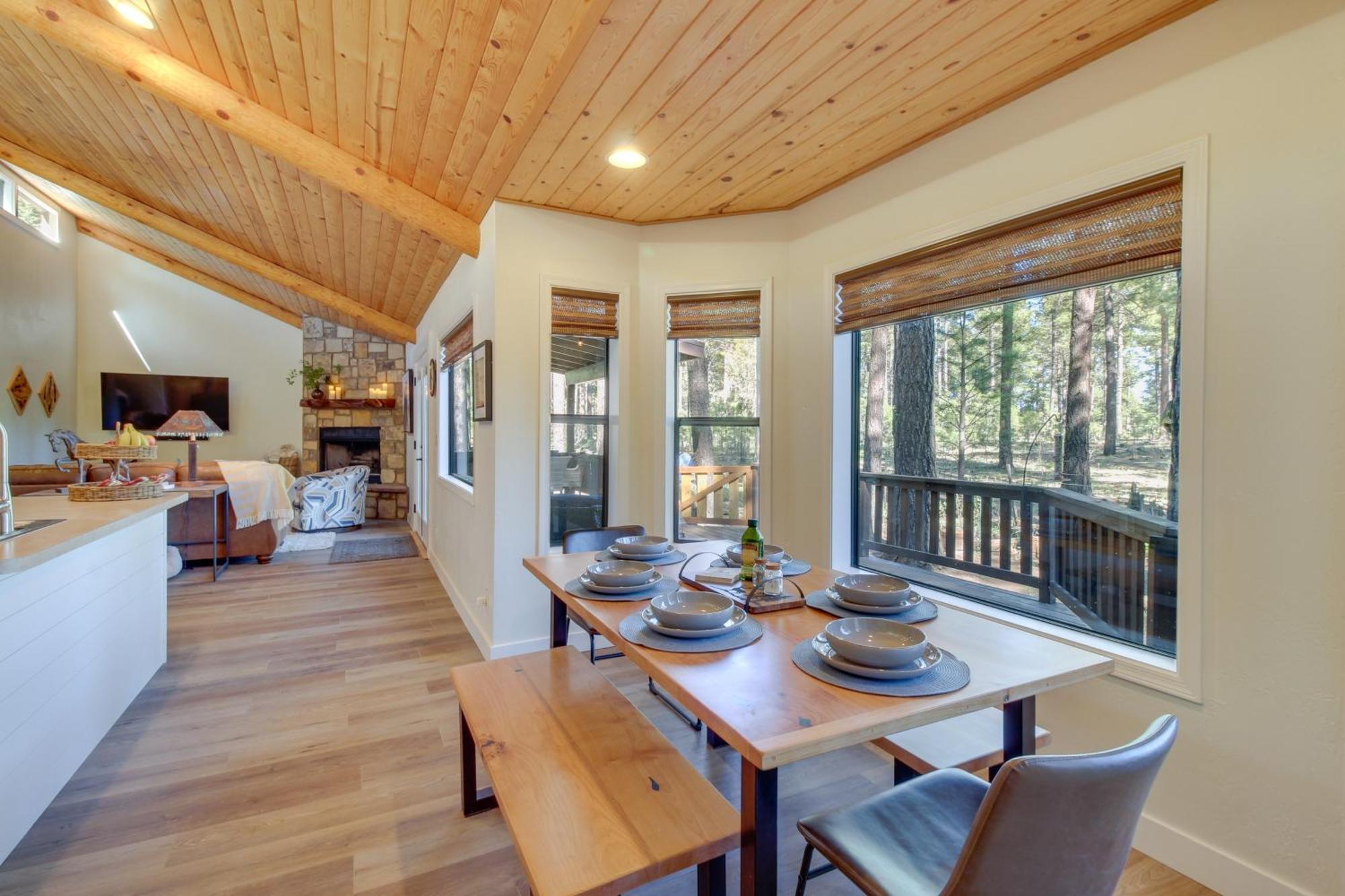 Peaceful Pinetop Cabin With Deck And Fire Pit! Villa Indian Pine Eksteriør billede