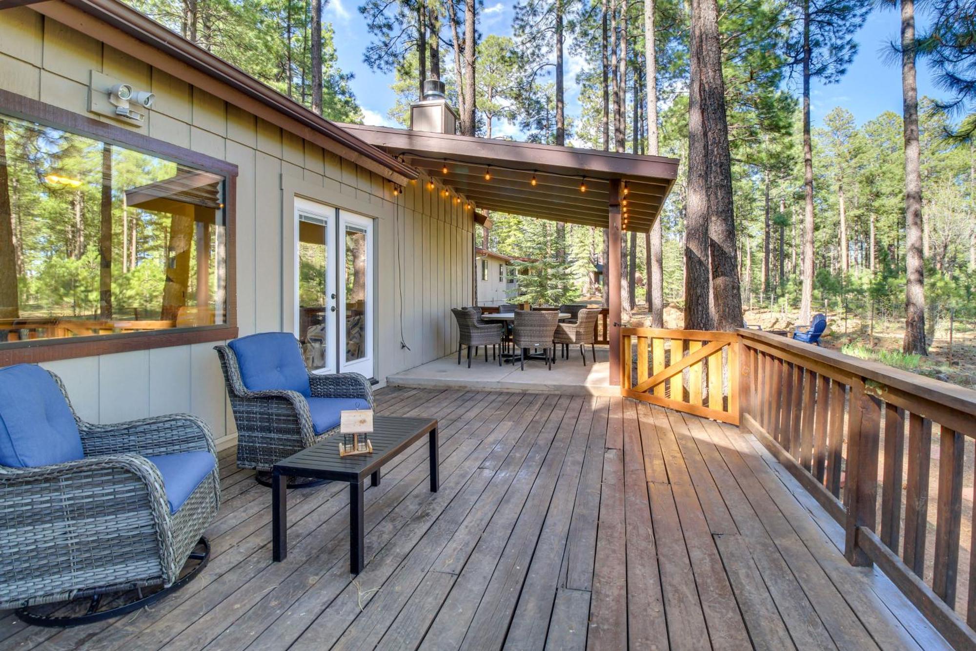 Peaceful Pinetop Cabin With Deck And Fire Pit! Villa Indian Pine Eksteriør billede