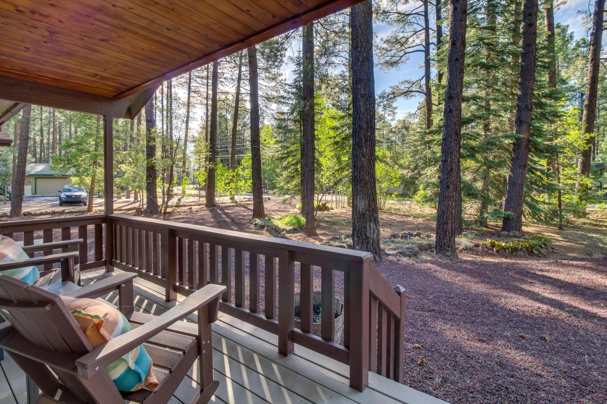 Peaceful Pinetop Cabin With Deck And Fire Pit! Villa Indian Pine Eksteriør billede