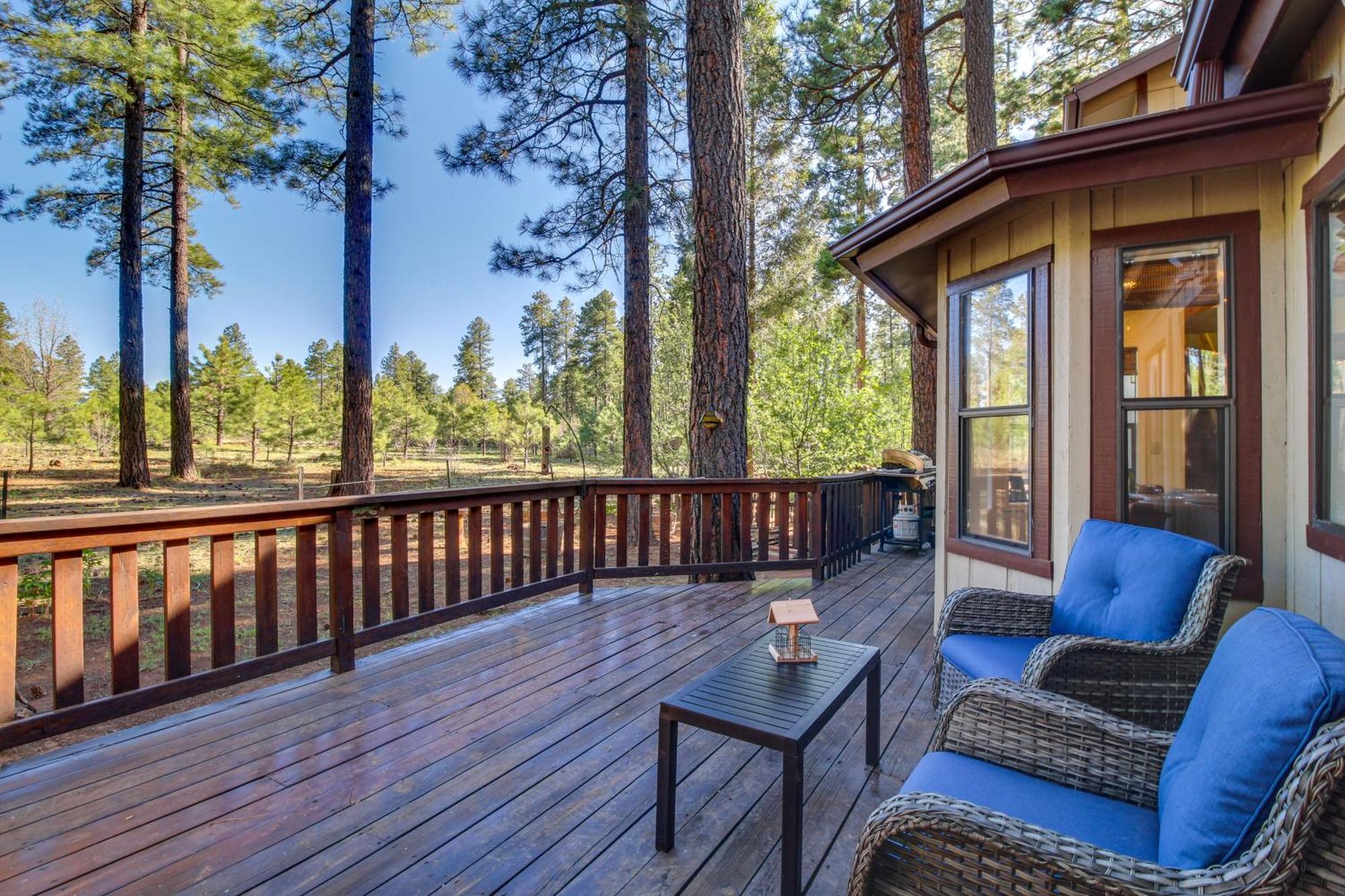 Peaceful Pinetop Cabin With Deck And Fire Pit! Villa Indian Pine Eksteriør billede