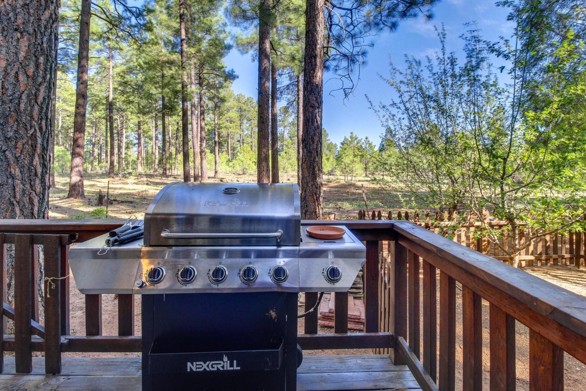 Peaceful Pinetop Cabin With Deck And Fire Pit! Villa Indian Pine Eksteriør billede