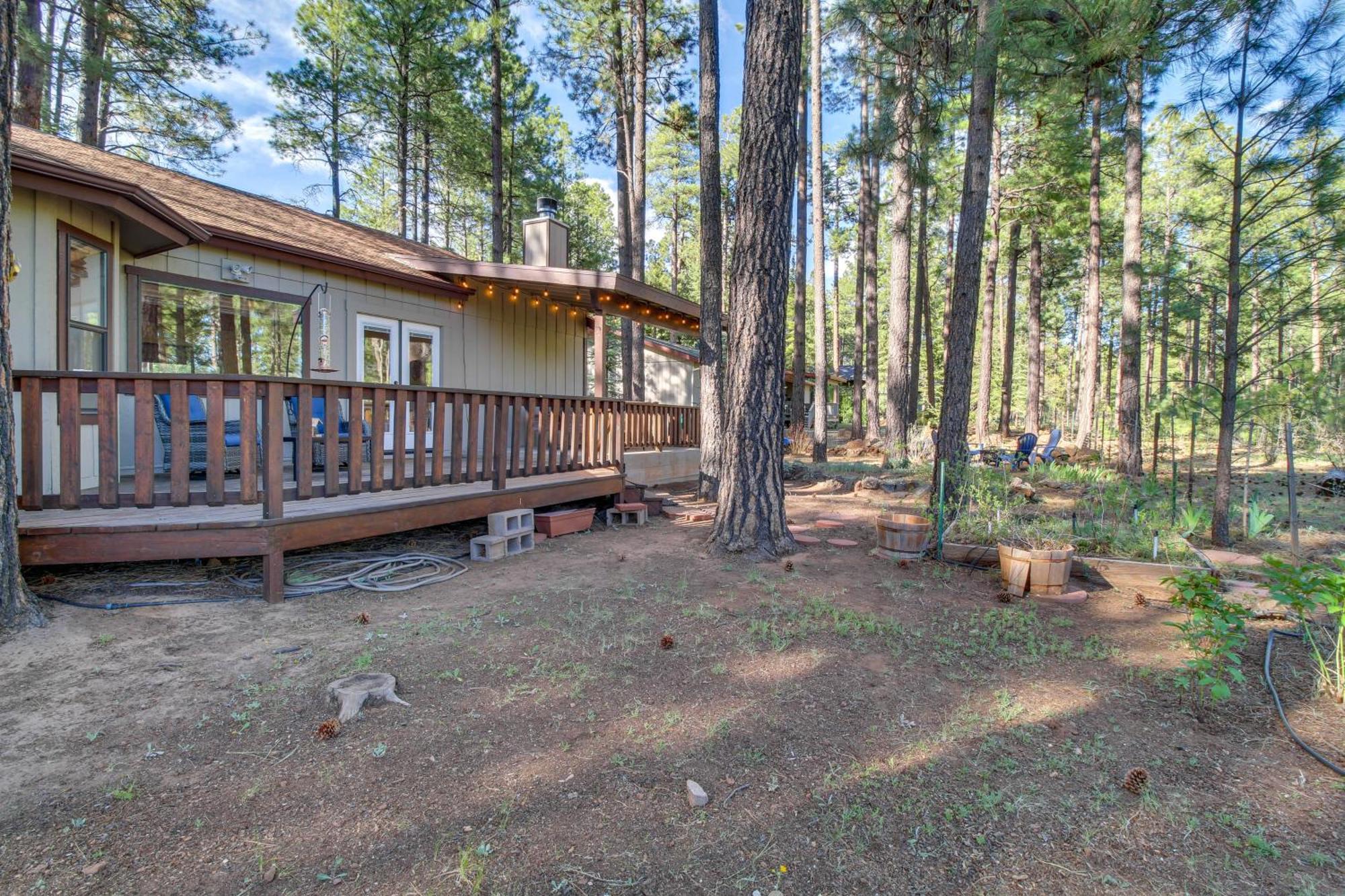 Peaceful Pinetop Cabin With Deck And Fire Pit! Villa Indian Pine Eksteriør billede