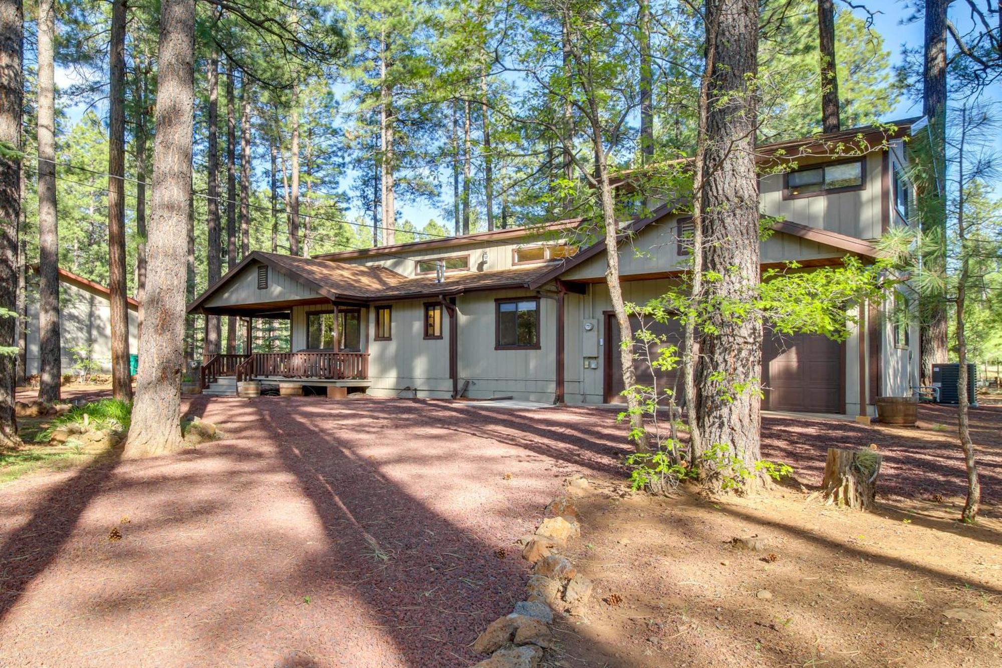 Peaceful Pinetop Cabin With Deck And Fire Pit! Villa Indian Pine Eksteriør billede